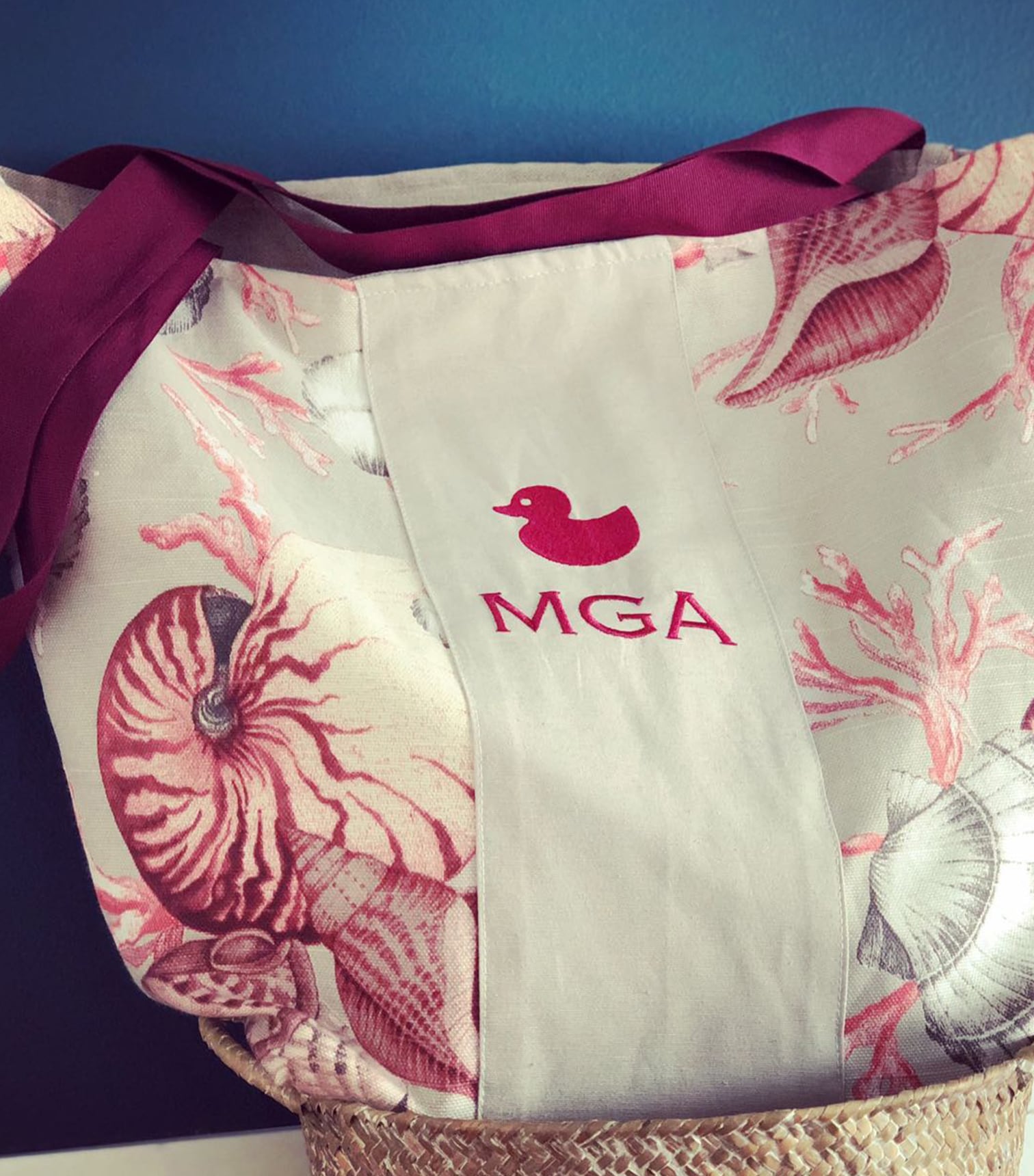 Tote Bag Conchas Rosas