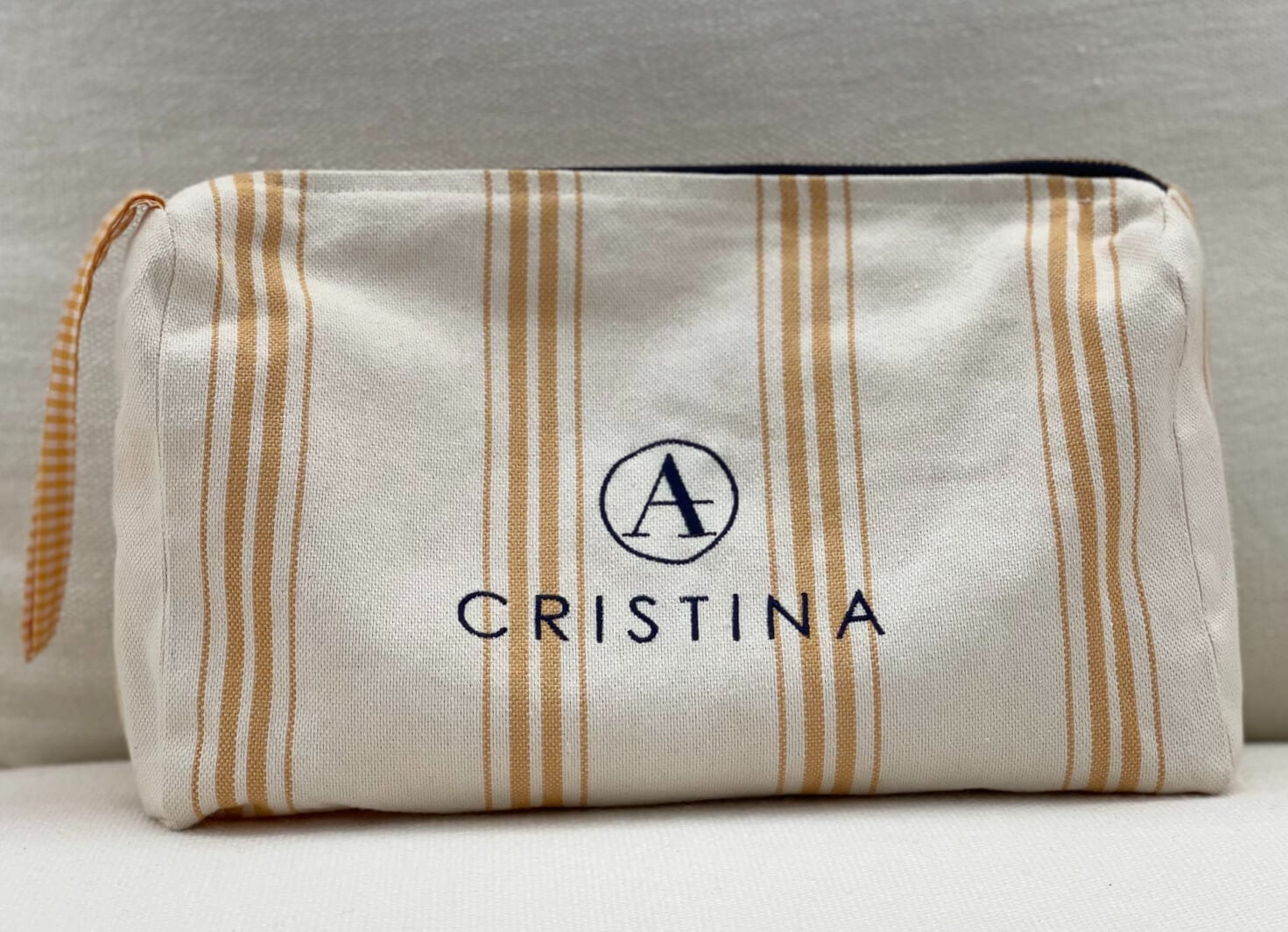 Neceser Rayas Amarillo - Imagen 2