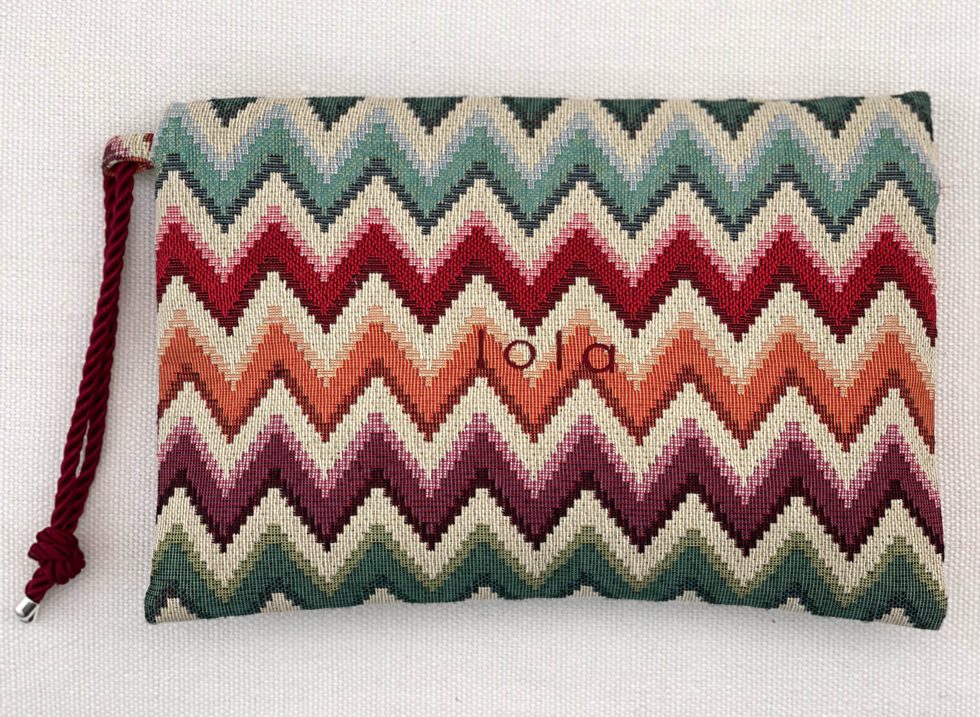 Clutch Estampado Zigzag