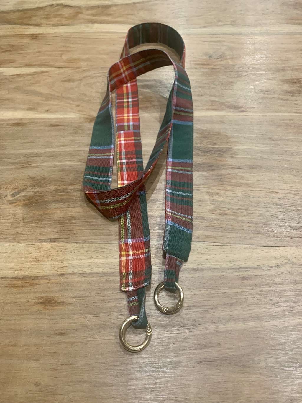 Phone Strap Tartan Rojo Verde